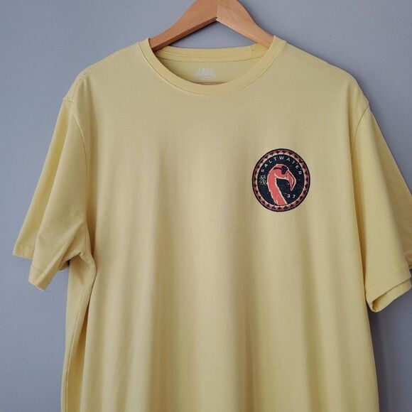 Izod Saltwater Collection Set of 2 Short Sleeve Soft Wash Tee Shirts Mens XL - Picture 7 of 12